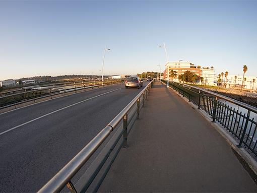 Ponte Dona Maria – encerramento para intervenções