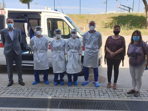 Profissionais do pré-escolar testados à COVID-19