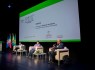 Os oradores do primeiro painel no debate moderado pela jornalista Elisabete Rodrigues (Sul Informação)