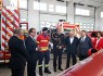 Visita da comitiva oficial ao quartel dos Bombeiros Voluntários de Lagos
