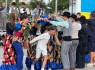 Momento de animação no festival FELIZONDA, entre o Rancho Folclórico e Etnográfico de Odiáxere, os alunos da Escola de Dança “As Estrelinhas” e o público presente